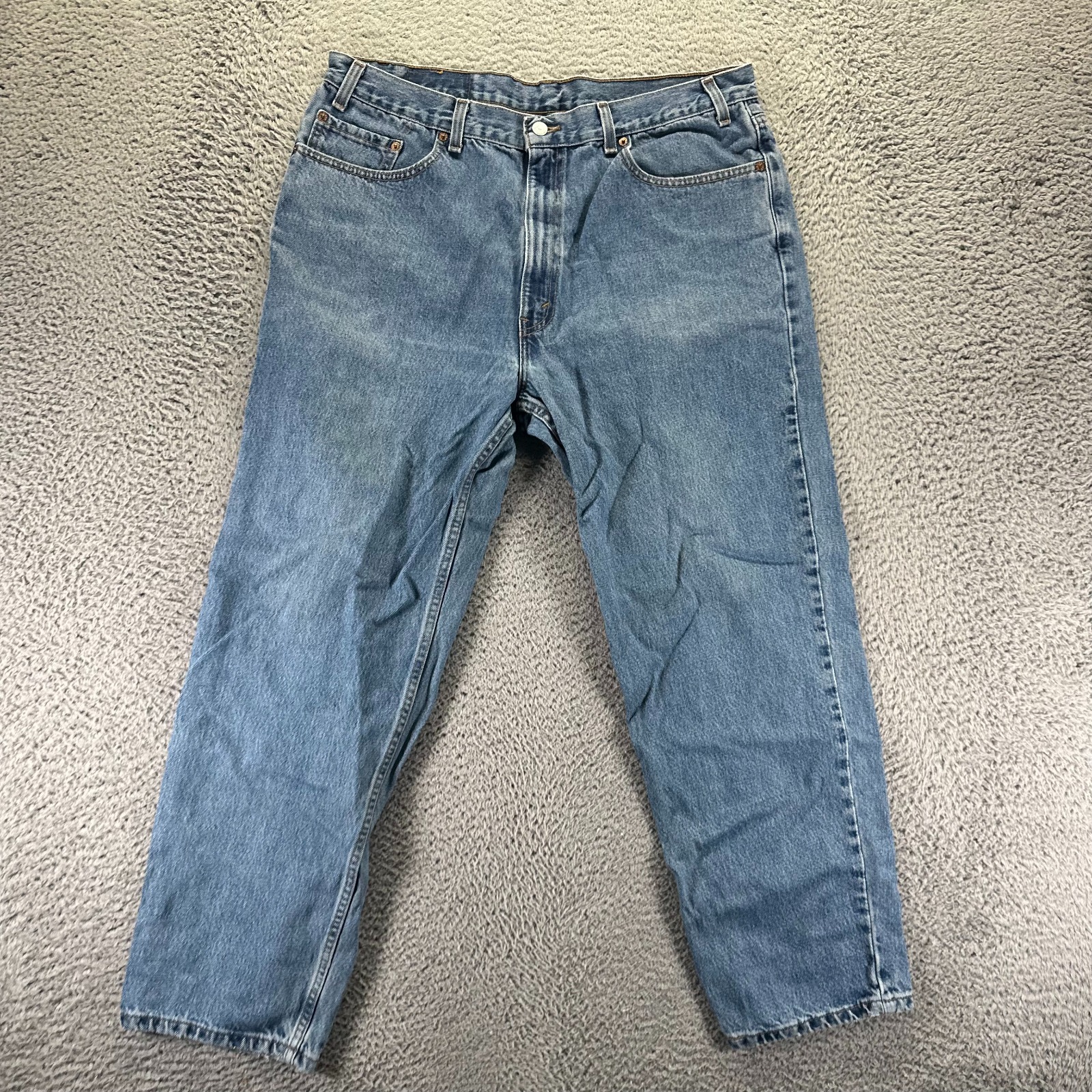 Vtg Levi's 550 Jeans Mens 38x30 Blue Cotton Denim Straight Relaxed Workwear Usa